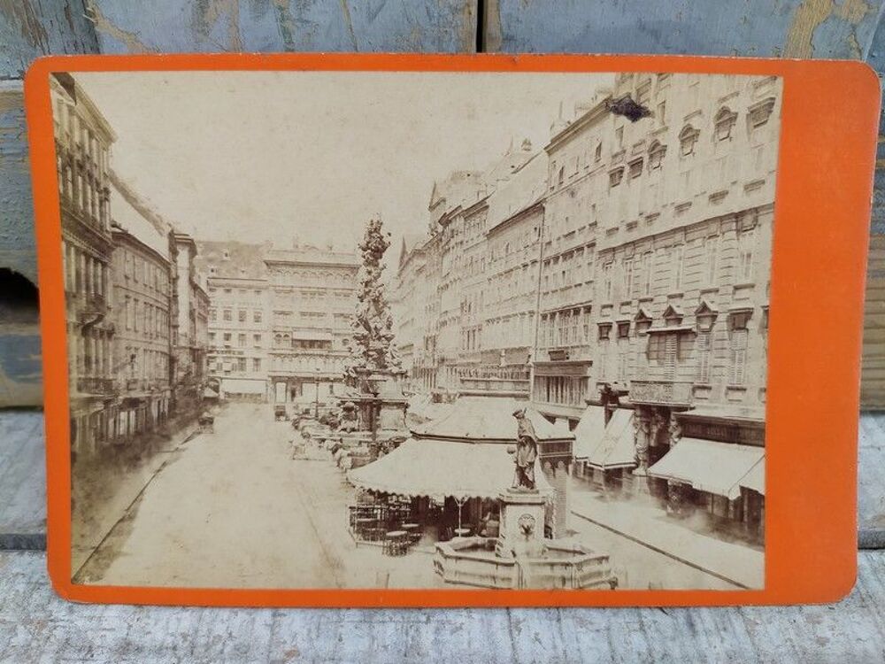 Photographies XIX&egrave;me Vienne Autriche Wien Albumen ca1880 