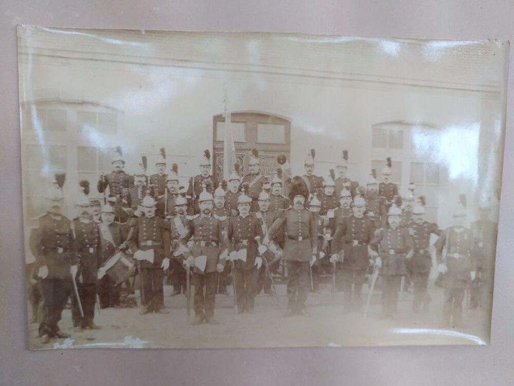 Ancienne Photographies Pompiers Sapeurs ca1890 