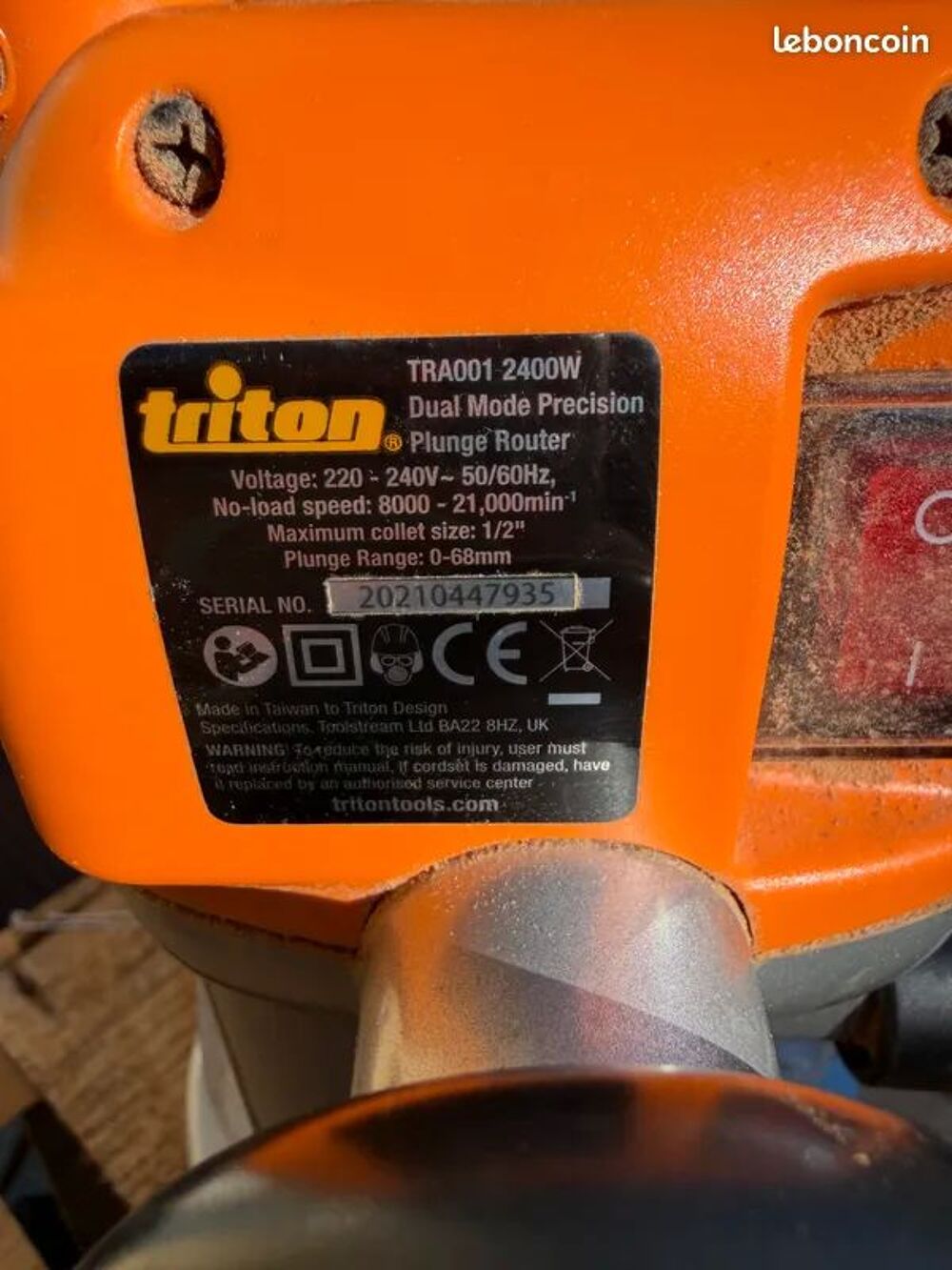D&eacute;fonceuse TRITON TRA 001 2400 W Bricolage