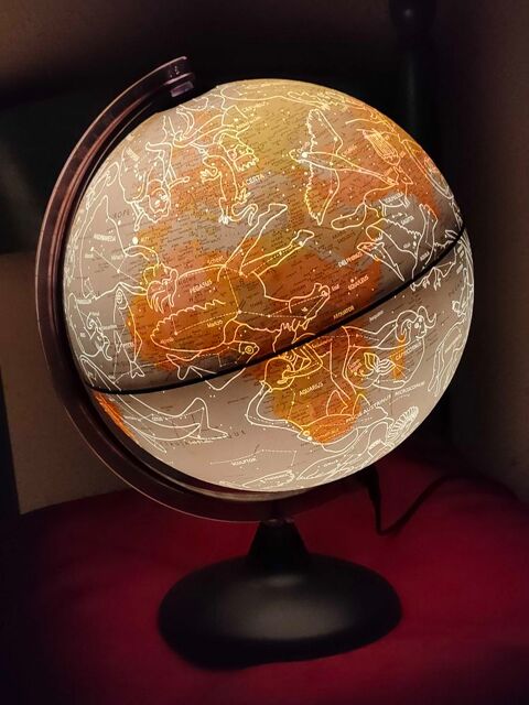 Globe terrestre lumineux ( n°2) 15 Avermes (03)