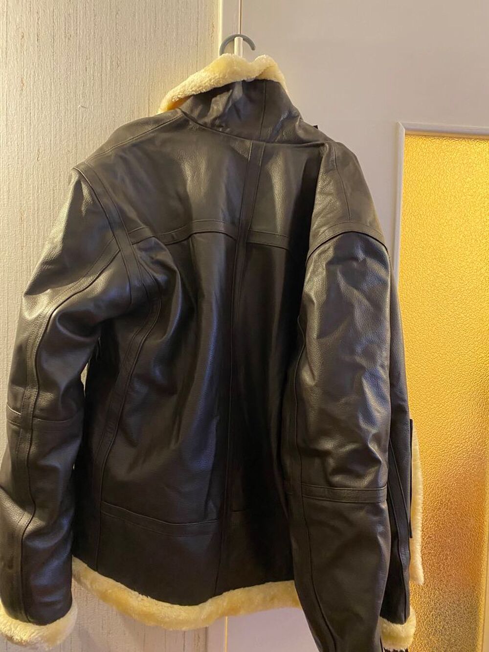 Manteau cuir raf aviator bomber b3 marron V�tements