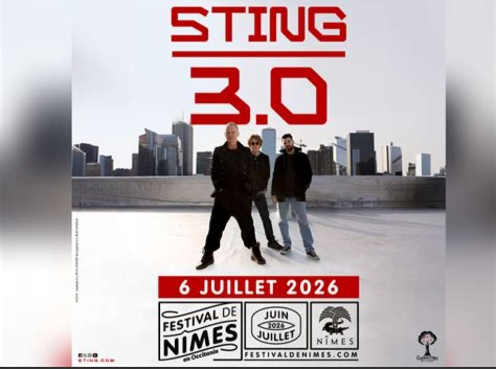 Sting &agrave; N&icirc;mes Billetterie