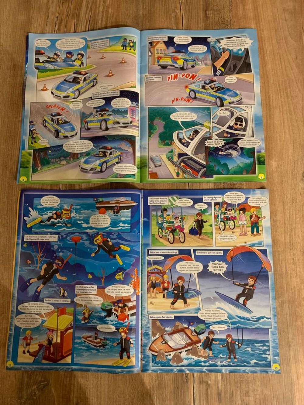 Lot de 2 magazines &acute;&acute; Playmobil &acute;&acute; Livres et BD
