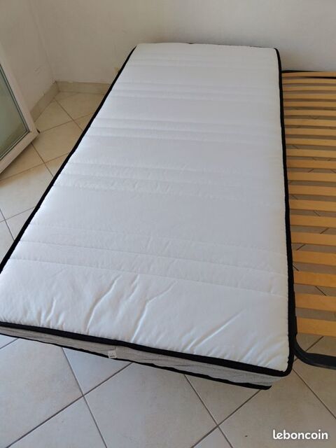 2 ensembles sommiers et matelas 90x190 Nice (06)
