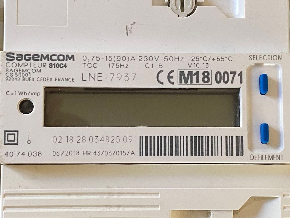 compteur &eacute;lectronique monophas&eacute; Bricolage