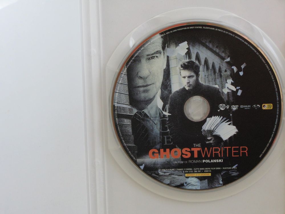 The GhostWriter DVD et blu-ray