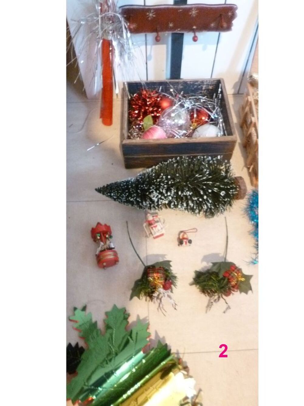 lot 1 et 2 d&eacute;corations de NOEL - zoe Décoration