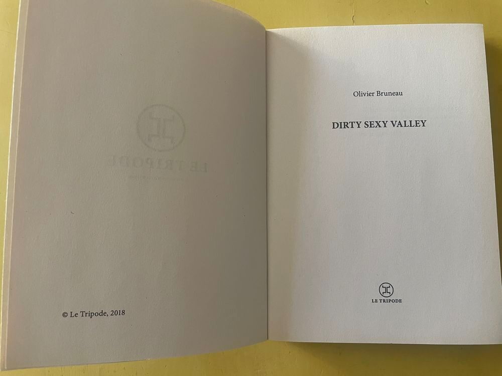 Livre Dirty sexy valley - Olivier Bruneau (Poche) Livres et BD