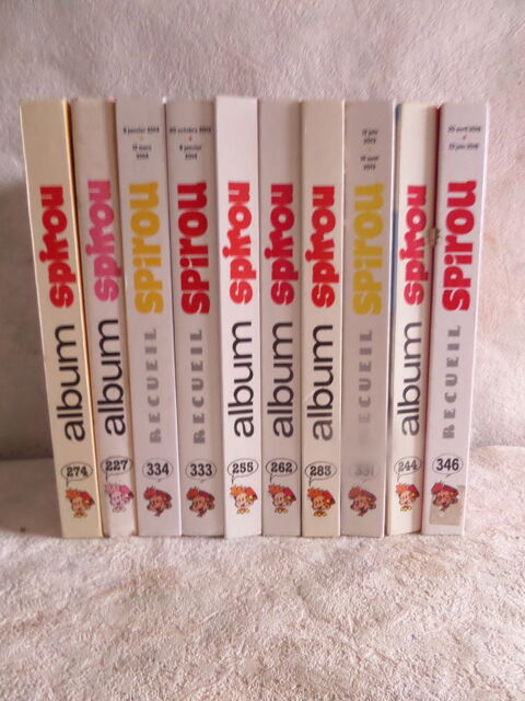 bandes dessinées de SPIROU cartonées 10 Lyon 8 (69)