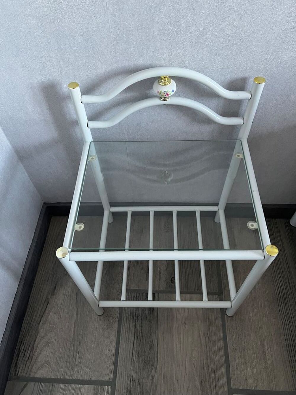 Tour de lit + chevet + sommier tapissier + matelas Meubles