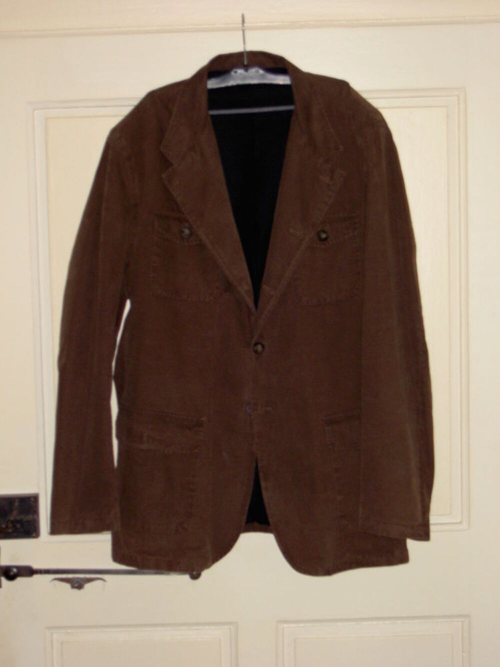 Belle veste en coton marron clair. Vêtements