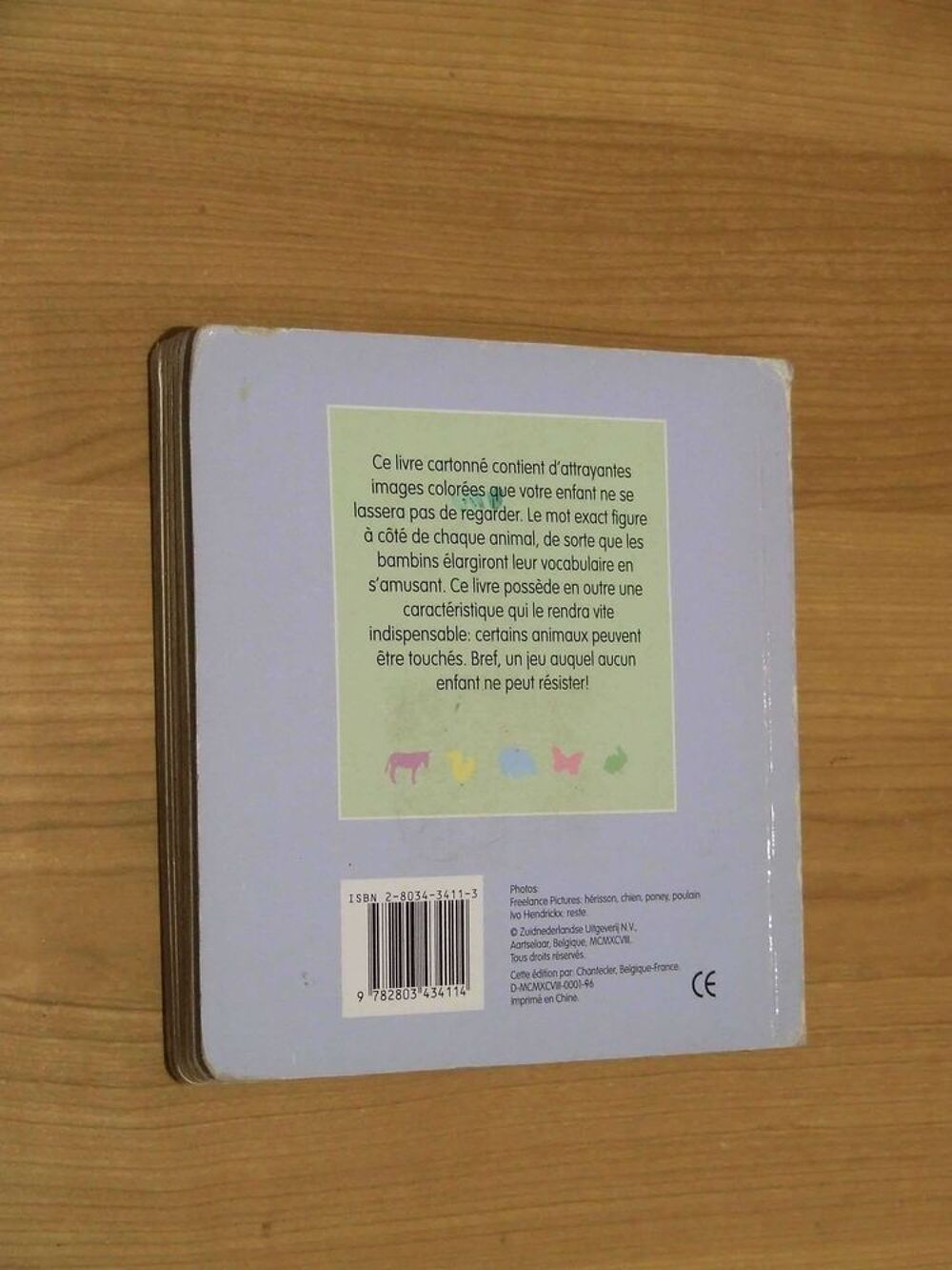 Livre, &Agrave; partir de 1&nbsp;an, REGARDE ET TOUCHE, Les animaux Livres et BD