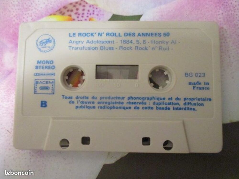 Cassette audio Rock'N'Roll des ann&eacute;es 1950 CD et vinyles