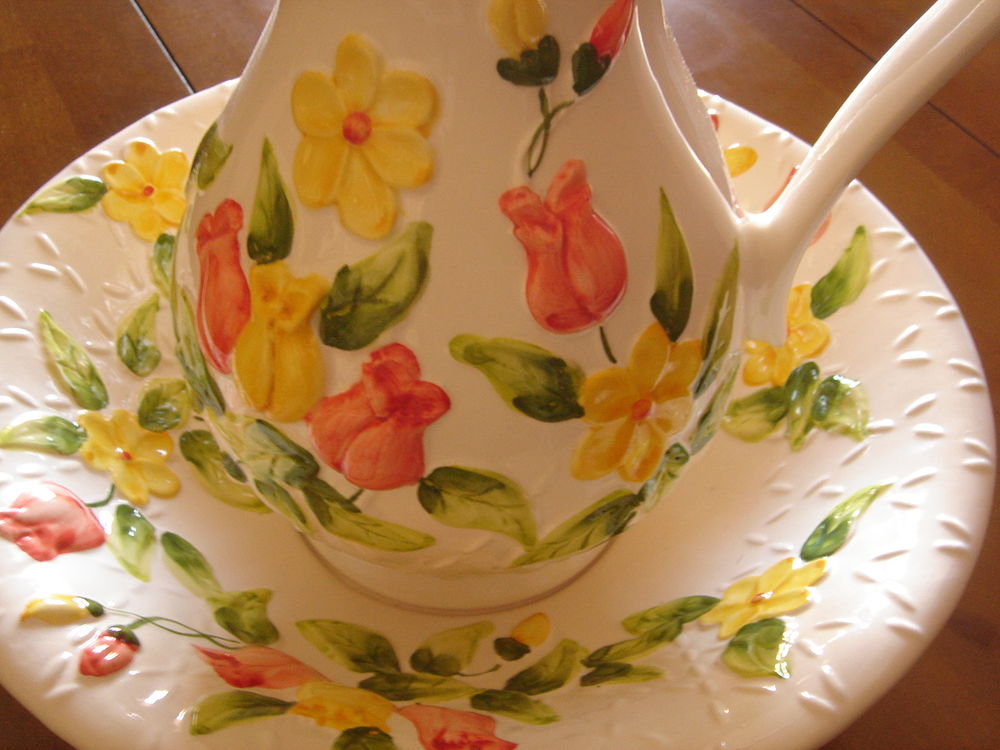 Broc de toilette/plat,cuvette Décoration