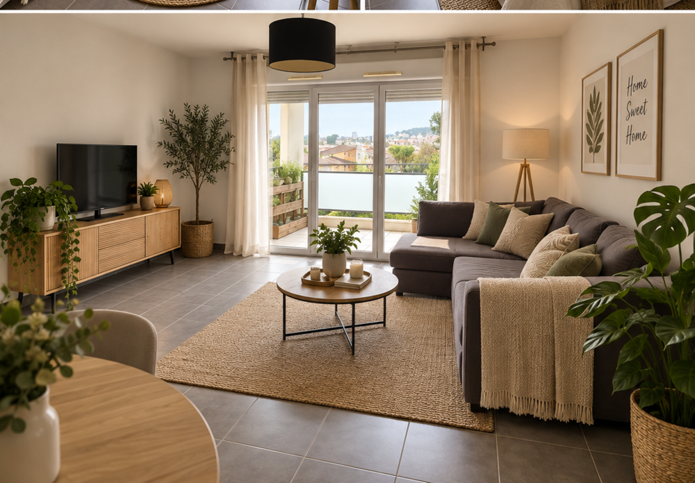 Vente Appartement ? T3 lumineux de 65 m² avec balcon ? Résidence sécu La ciotat