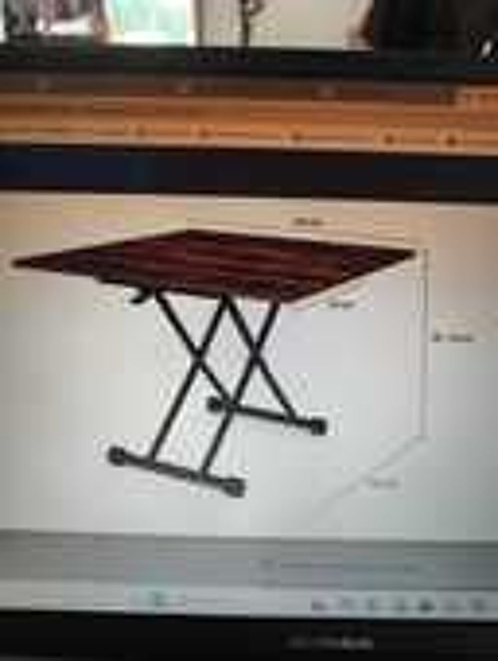 Table basse extensible relevable table &agrave; manger Meubles