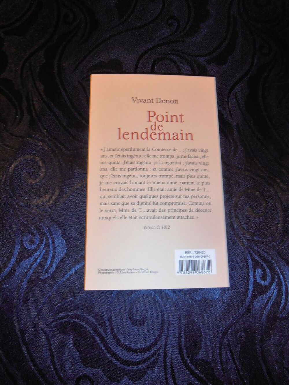 Point de lendemain (6) Livres et BD