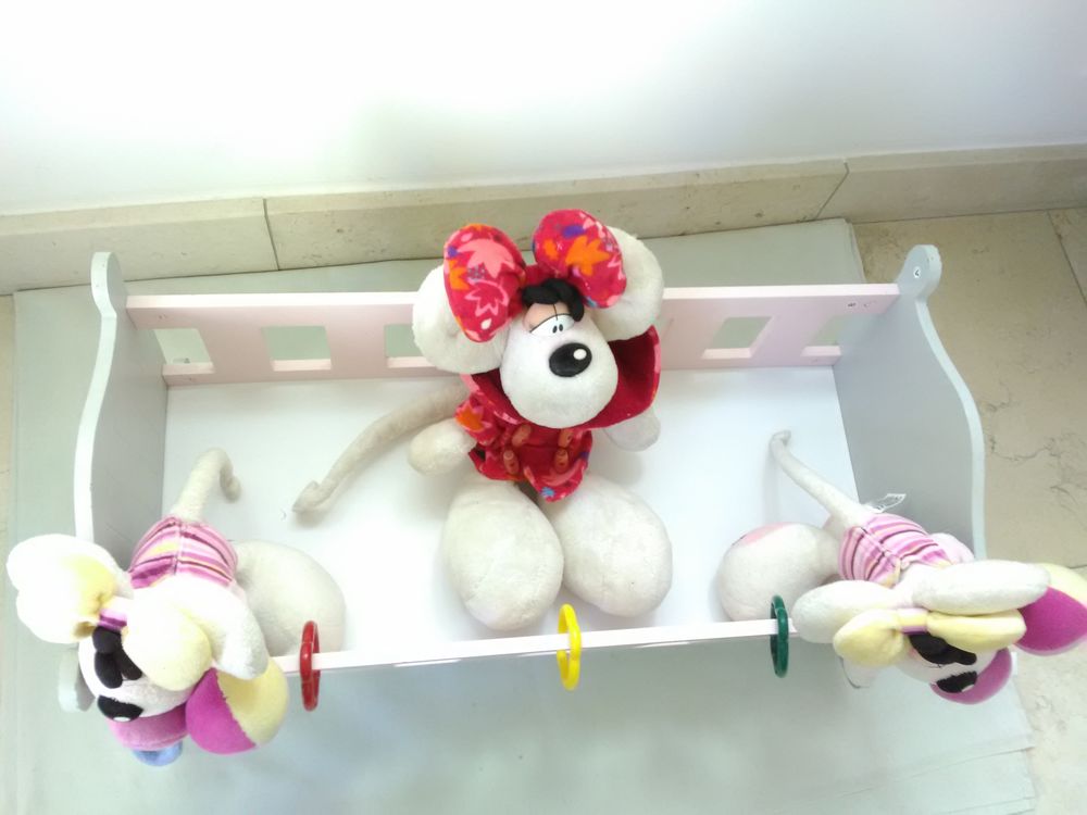 Peluches "Piddlina", Berceau &agrave; bascule / par lot Jeux / jouets
