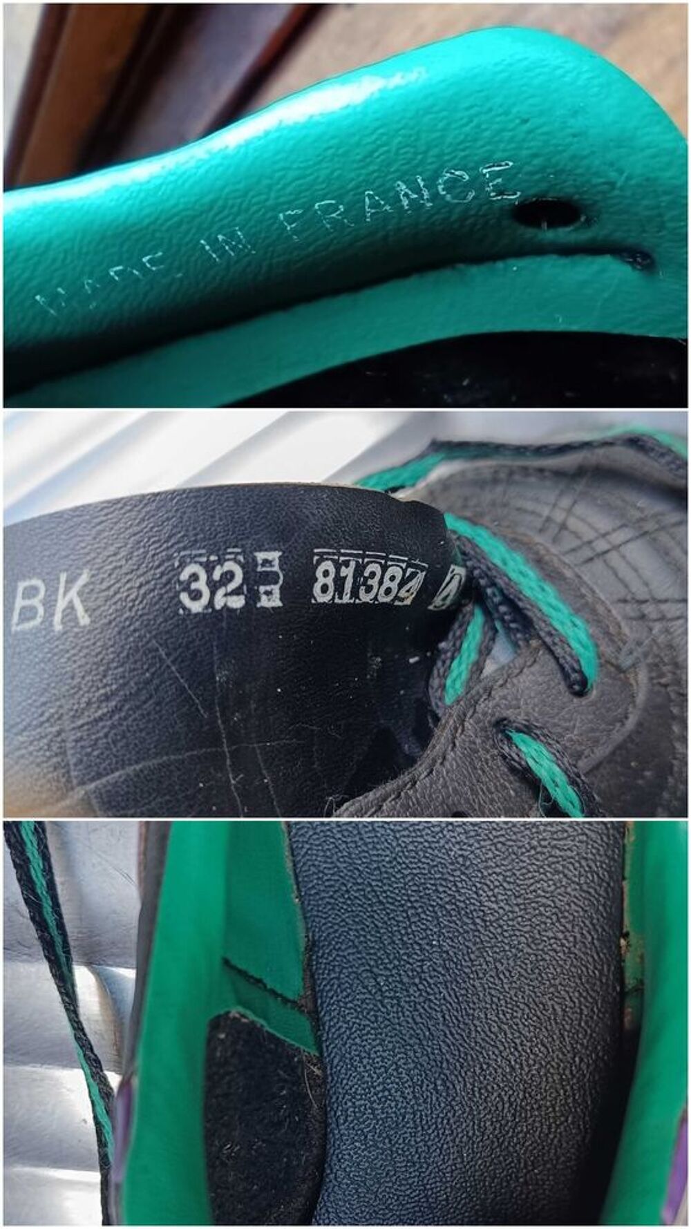 chaussures de foot vintage Line7 ann&eacute;e 80/90 