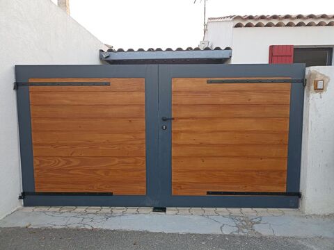 fabrication de portail en bois sur mesure 1095 Ch�teauneuf-les-Martigues (13)
