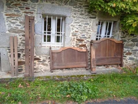 lot 2 cadres de lit bois trs anciens 0 Vabre (81)