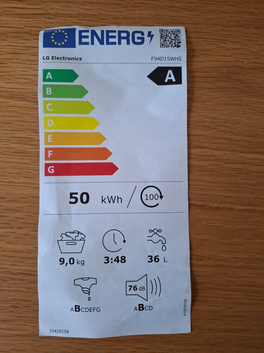 Lave-linge frontal LG blanc Electroménager