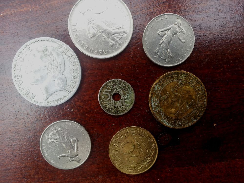 Saisissez pi&egrave;ces de monnaie 