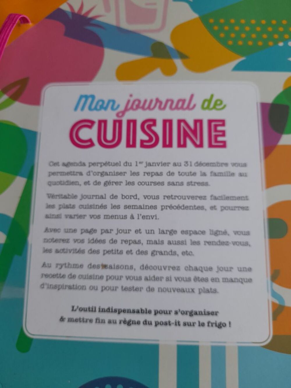 Mon journal de cuisine Livres et BD