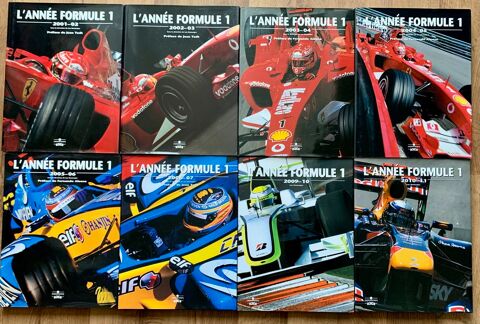 Beaux-Livres L'Ann�e Formule 1 (2001 �   2006, 2009 et 2010) Orl�ans (45)