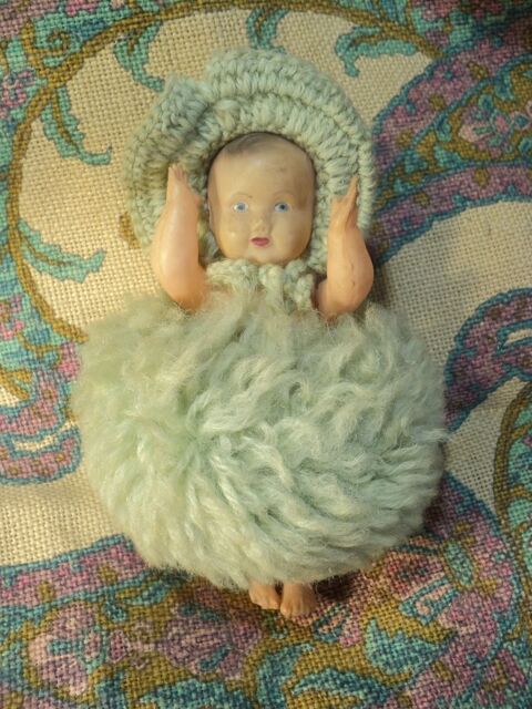 Ancienne Petite Poup�e Poupon Cellulo�d ou Rhodo�d 22 Loches (37)