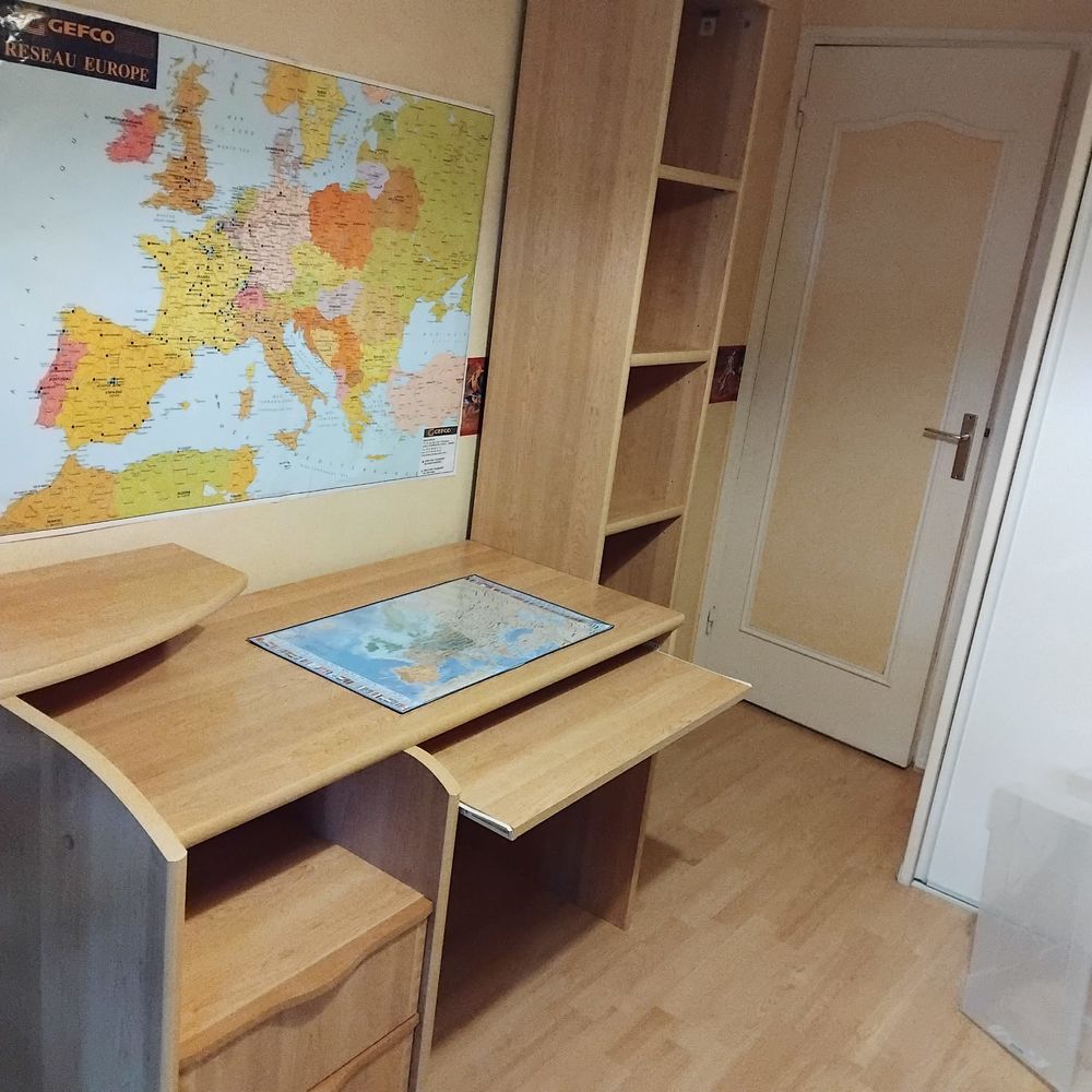 Ensemble chambre enfant GAUTHIER ? lit superpos&eacute; + bureau + Mobilier enfants