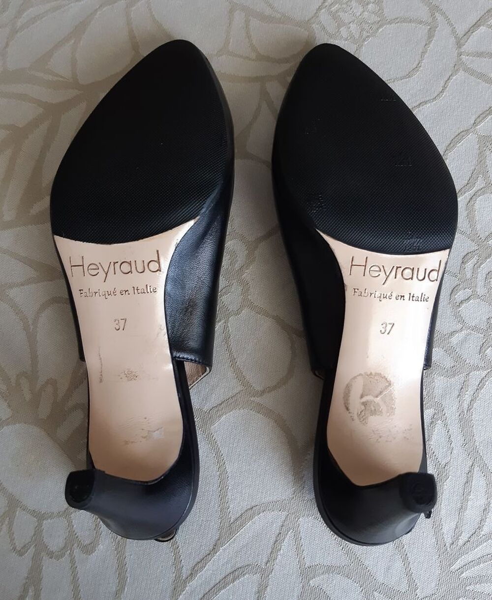Escarpins Heyraud noirs Chaussures