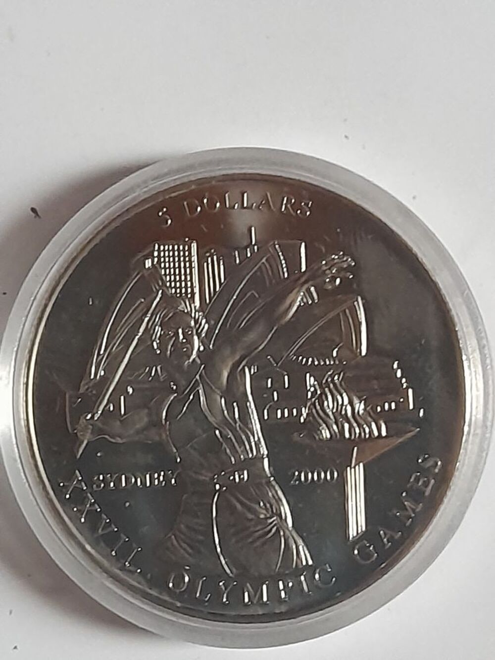  pi&eacute;ce 5 dollars argent 32gr 