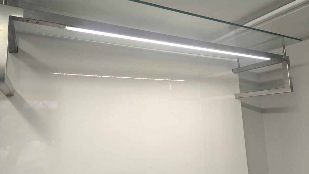 Lot de 3 panneaux muraux d'agencement professionnel avec LED Meubles