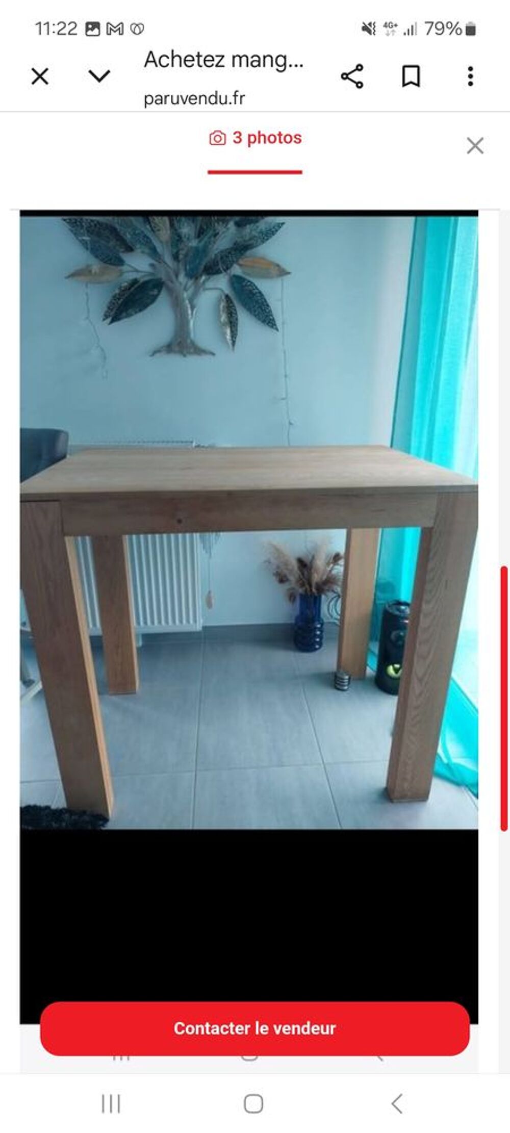 Ensemble mang&eacute; debout et 2 chaises hautes Meubles