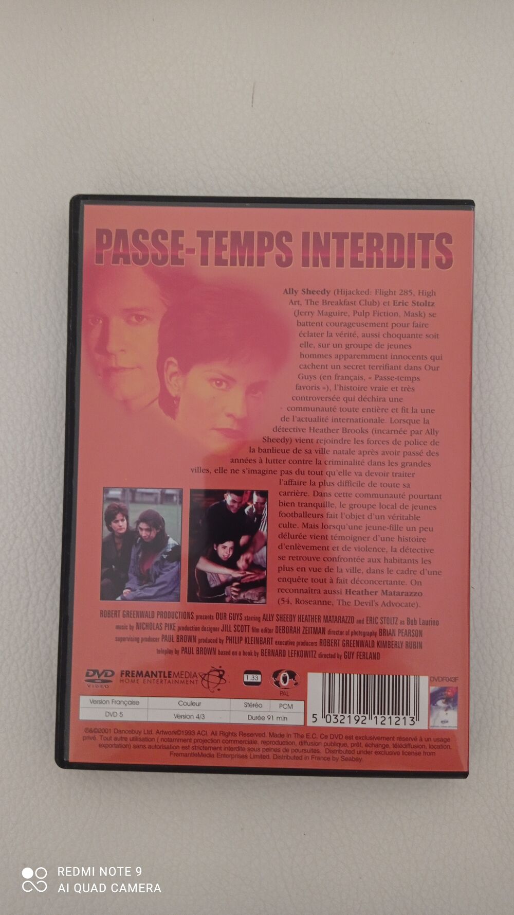 DVD &quot;Passe-Temps Interdits&quot; DVD et blu-ray