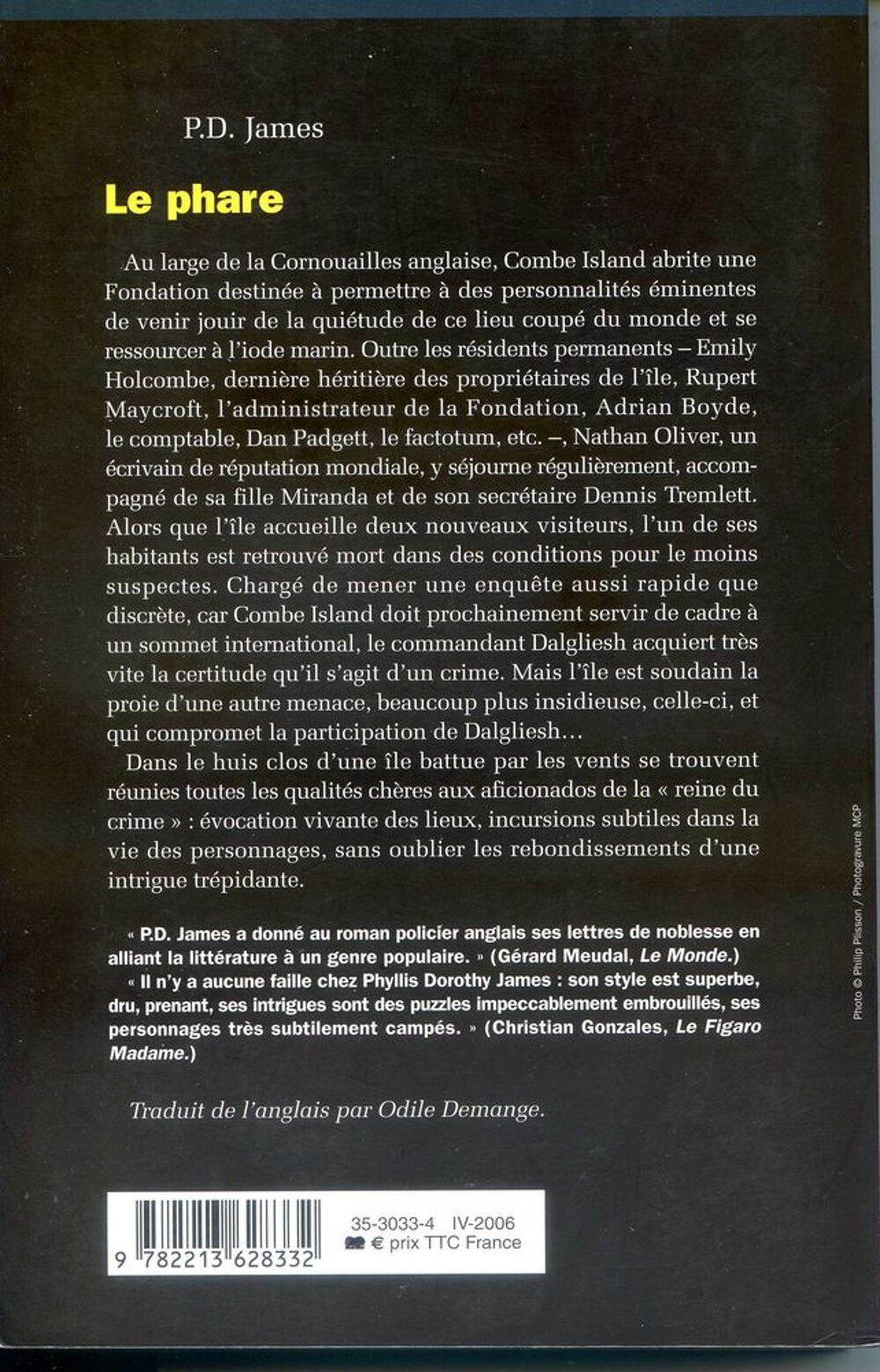 Le phare - P.D. James, Livres et BD