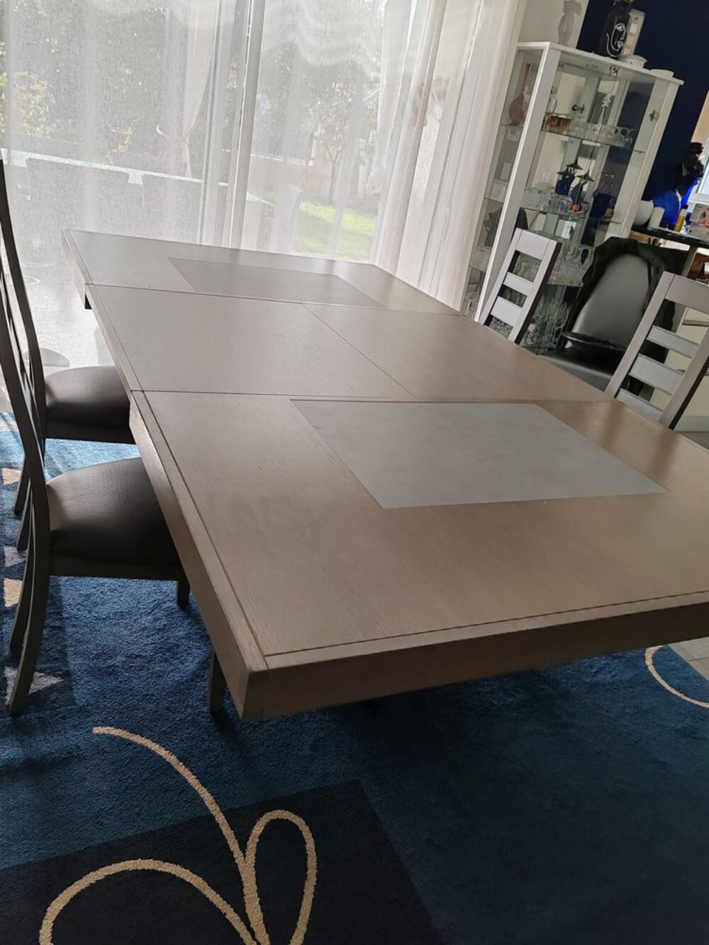 Bel ensemble contemporain table chaises s&eacute;jour Meubles