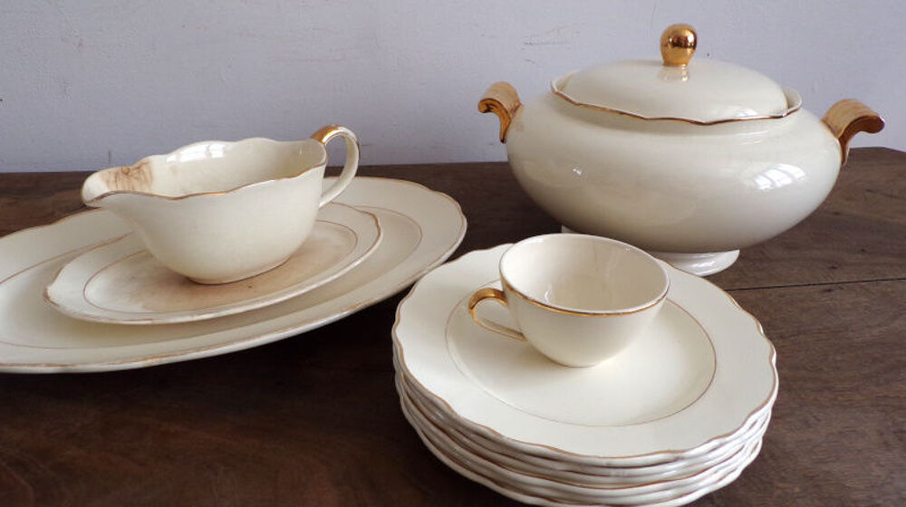 Service Villeroy &amp; Boch Mettlach Rhone soupi&egrave;re plat tasse a Cuisine