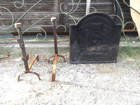 Plaque de chemin�e et paire de chenets 150 Toulouse (31)