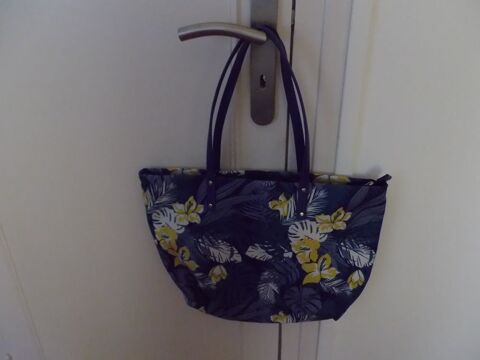 Sac cabas moyen Le Tanneur bleu jaune 30 Pau (64)