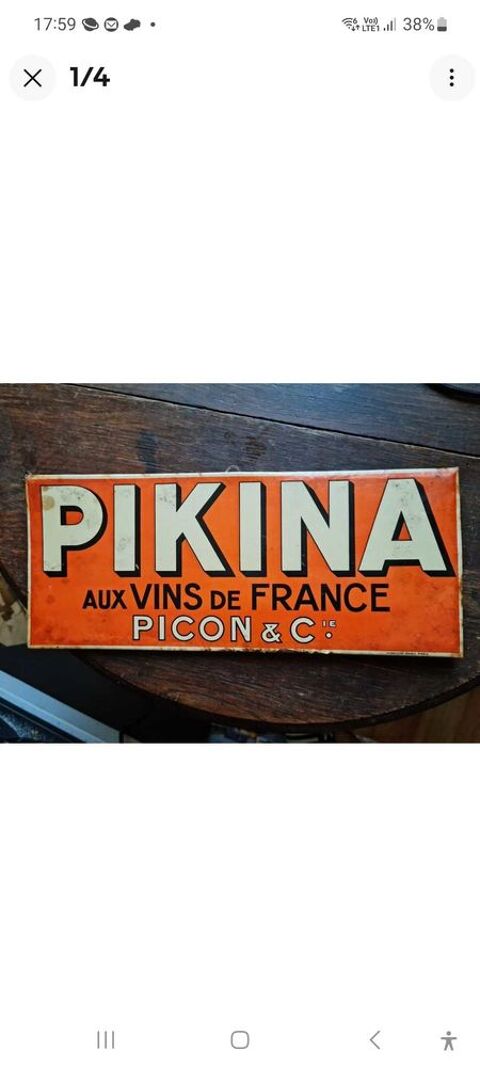 plaque publicitaire Pikina 50 Sainte-Honorine-la-Chardonne (61)