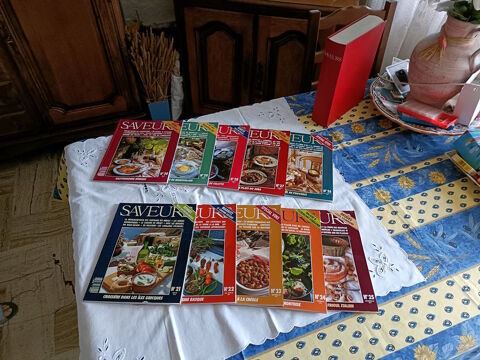 Collection de revues culinaires SAVEUR MAGAZINE DU N°21 AU N 220 Grasse (06)