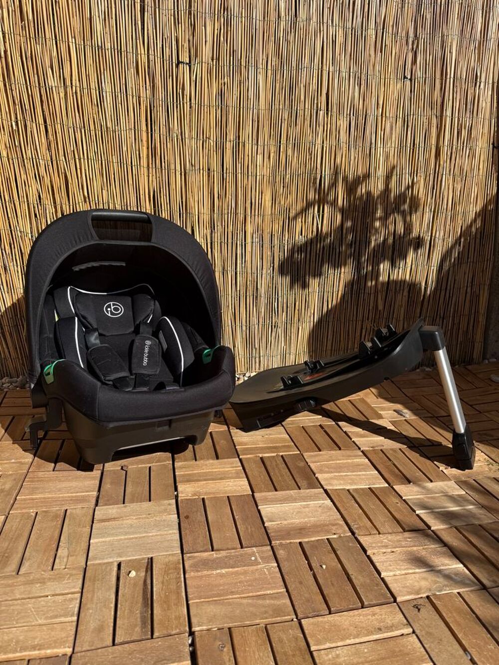 Poussette double + base isofix Puériculture