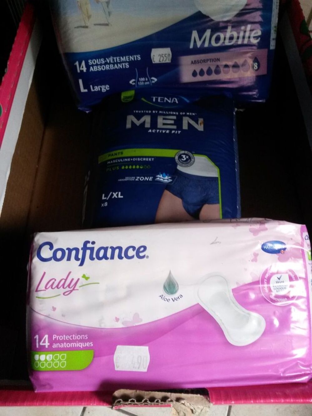 Sous v&ecirc;tements absorbants Vêtements