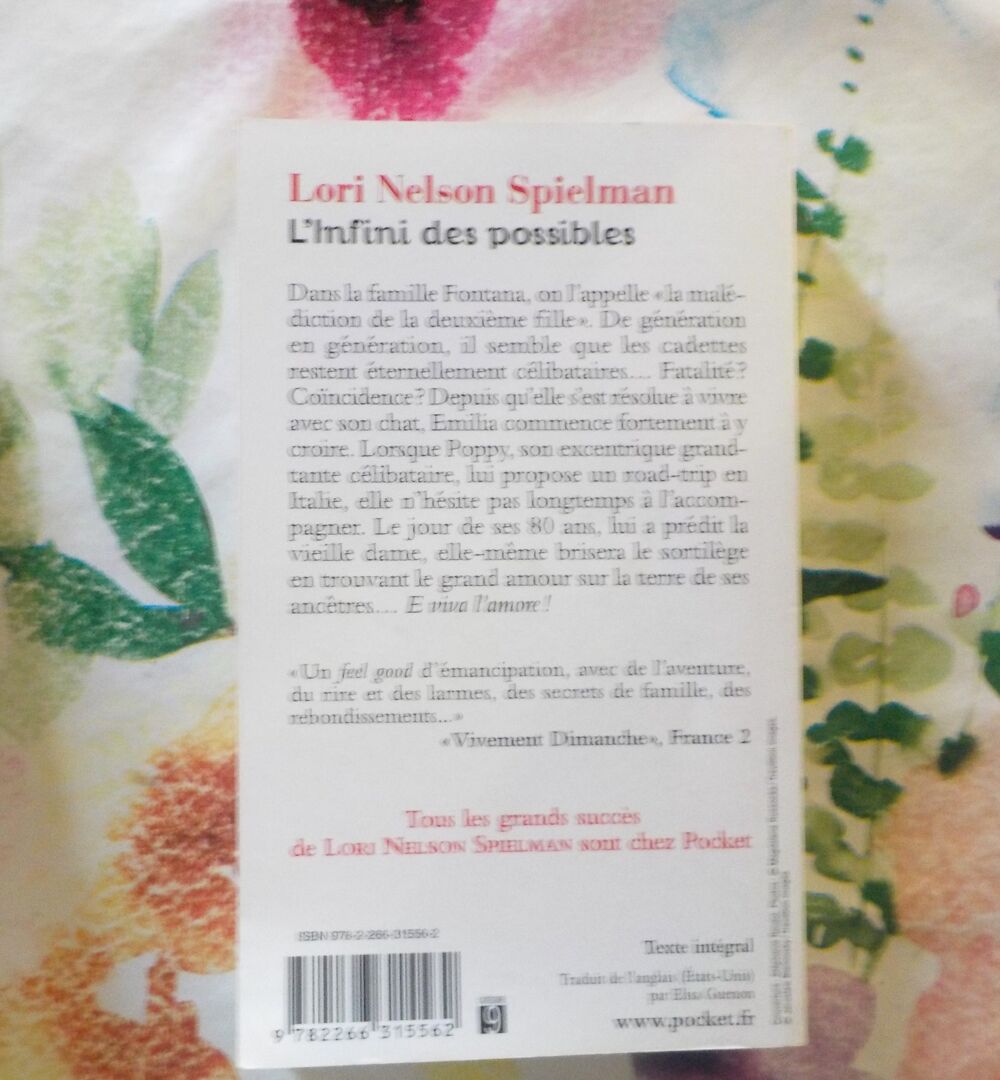 L'INFINI DES POSSIBLES de Lori NELSON SPIELMAN Livres et BD
