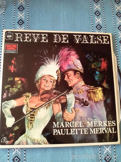 Vinyle 33T REVE DE VALSE - MERKES MARVAL 15 Cachan (94)