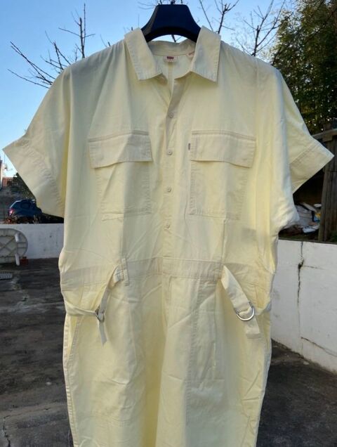 Combinaison-Salopette d'été LEVI'S wide-leg, Etat Neuf, 100% coton, Ultra-légère, Taille L 50 Les Sables-d'Olonne (85)