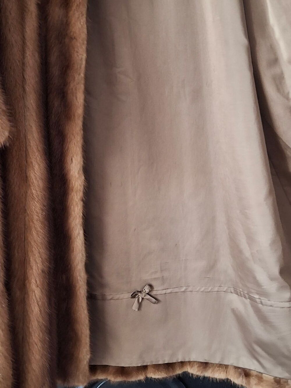 Manteau vison v&eacute;ritable Vêtements