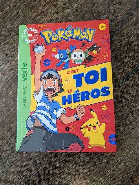 Livre Pokémon C'est toi le héros bibliothèque verte 4 Aurillac (15)